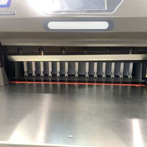 FRONT E4908T the Electric Paper <strong>Cutter</strong> Is Simple and Easy to Operate 490 mm Long Life, High Precision, Safety Indicator Light