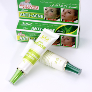 Herbal Essence crème d'élimination des cicatrices d'acné visage Dack crème d'élimination des taches extrait de plantes végétaliennes crème contre l'acné pour la peau noire - Product Image 5