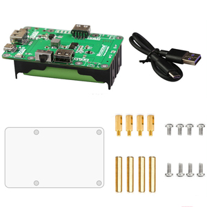 #44155 Typ C Version 18650 Charge Boost Power bank mit Raspberry Pi Dual Output 5 V3A WS2812 Radar 4G LTE für elektronische Module - Product Image 1