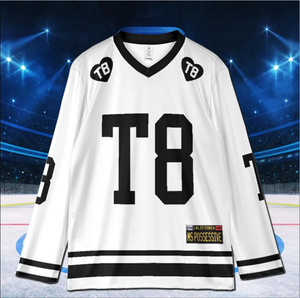 Áo đấu dài tay khúc côn cầu Tate McRae T8 <span class=keywords><strong>2025</strong></span>, áo tour Miss Possessive, quà tặng fan cho tên đội - Product Image 2