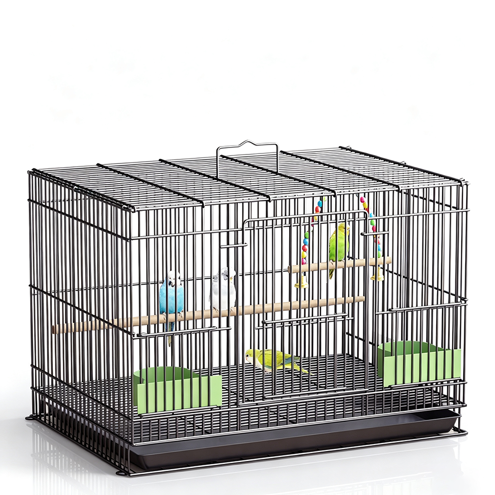 Jaula para pájaros negra 40*30*30
