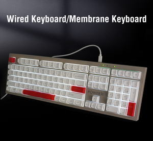 New Compact Full-<strong>Size</strong> Wired USB Backlit LED <strong>Keyboard</strong> Cheaper 108 Keys Membrane Gaming <strong>Layout</strong> with Better Sights! - Product Image 2