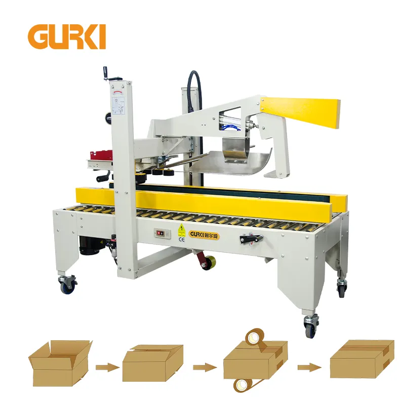 GPC-50D High Speed Automatische Grote Vierkante Voedsel Kartonnen Doos Vouwen Sluiten Tape Verpakking Sluitmachine Case Sealer