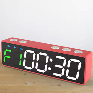 ACCT özel renk Logo Mini LED Tabata Fitness spor zamanlayıcı 1-Digit geri sayım dijital aralığı spor egzersiz mutfak zamanlayıcı - Product Image 5