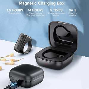 YJ指先リモコンTiktokビデオページターナー反転ワイヤレス電話SelfieリモコンBluetoothリングコントローラー - Product Image 5