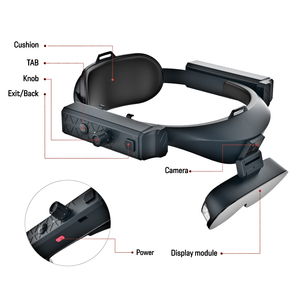 Đầu tiên nhiệt AR kính với Built-in ai đa chức năng cho nhiệt tầm nhìn ban đêm săn bắn Sonar cá <span class=keywords><strong>Finder</strong></span> ống kính kép nội soi - Product Image 6