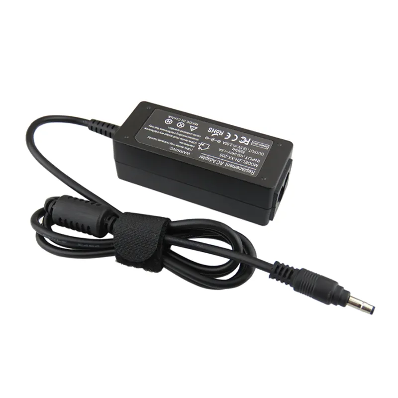 Adaptador de CA para cargador de portátil de 19,5 V 2.05A 30W 40W para HP mini 110 110-3030nr 110-3135dx para puntas de adaptador de interfaz de viaje HP