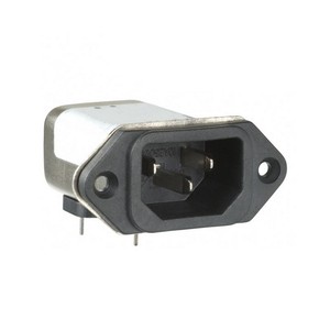 מותג אביזר 1-6609008-5jh <span class=keywords><strong>corcom</strong></span> מחבר כוח כניסה מחבר receptacle להבים Iec 320-c14 166090085 לוח הר flange