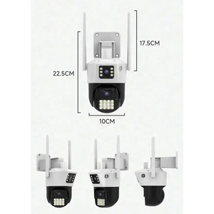 Çift ekran ekran alarmı itme PTZ IP66 PIR insan algılama hareket algılama güvenlik kameraları wifi kablosuz güvenlik kamera - Product Image 5