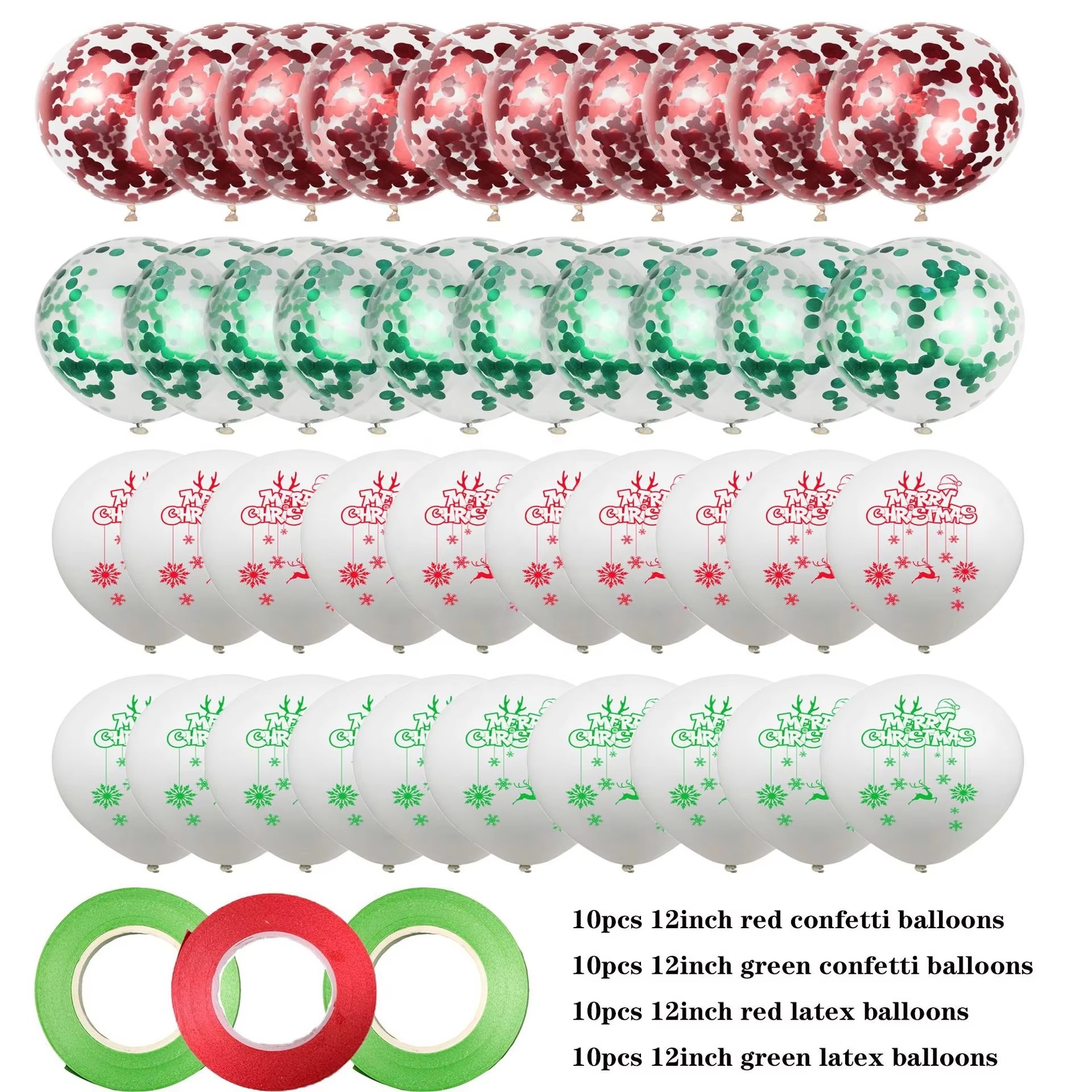 Red and green