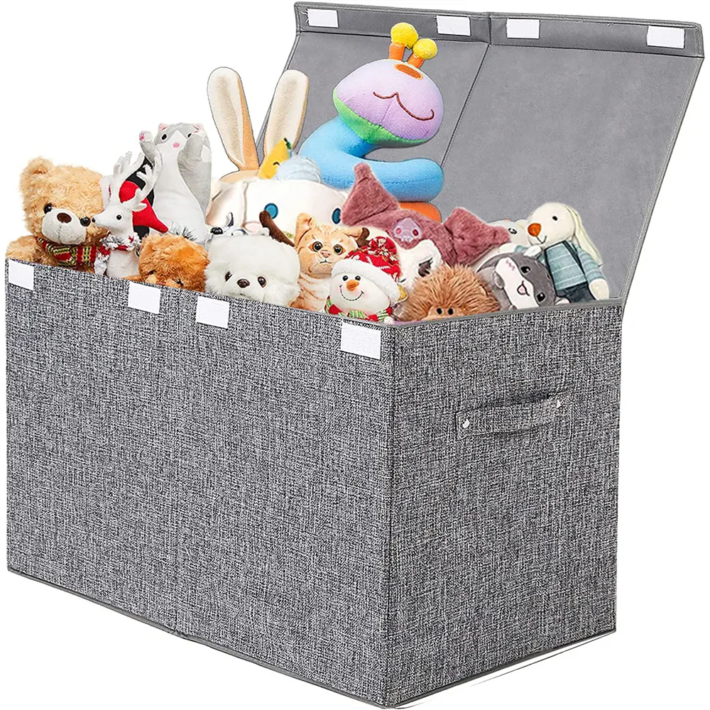 Grande Capacidade Portátil Household Foldable Fabric Storage Box para Toy Children