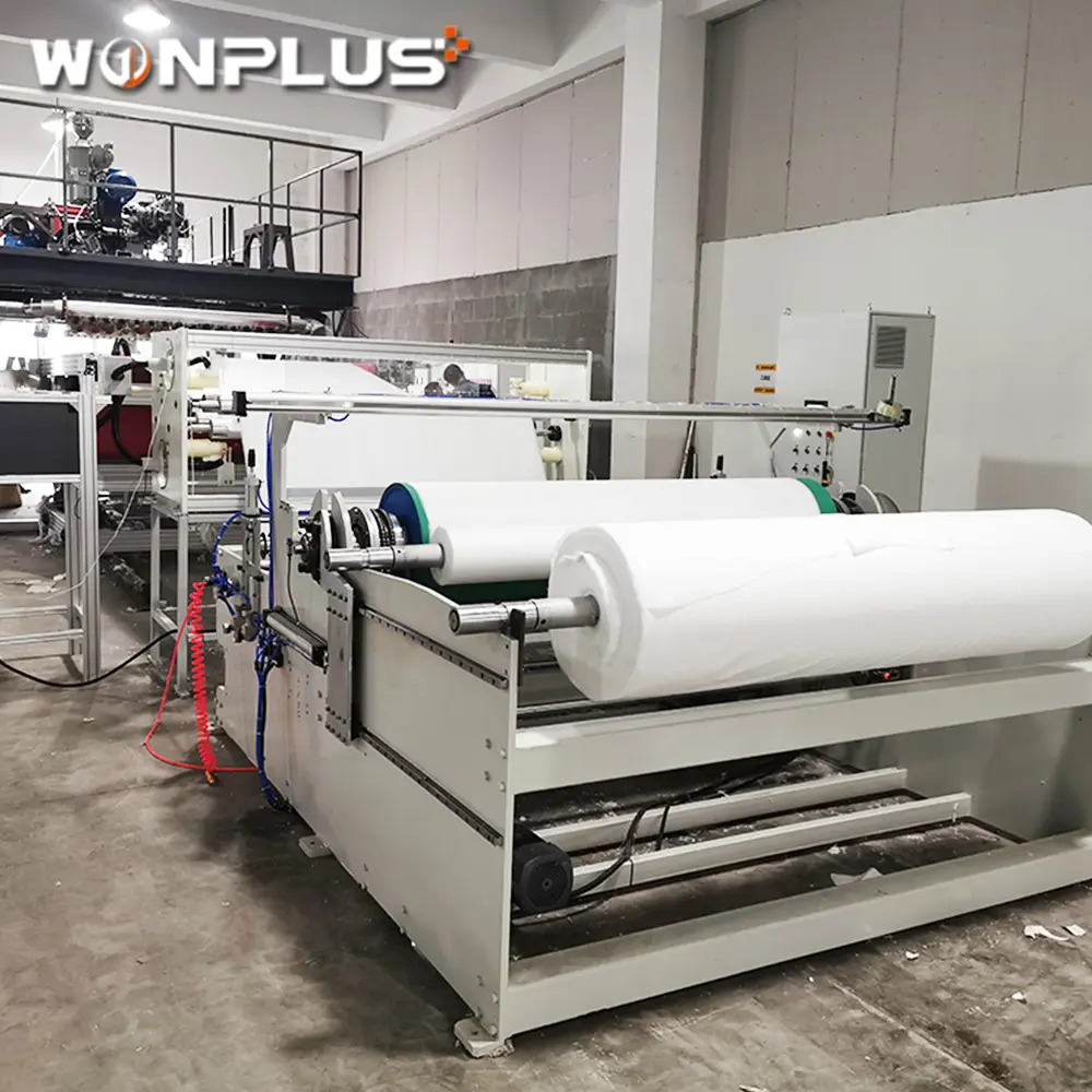 1600mm Single screw extruder melt blown non-woven melt blown pp fabric machine production line