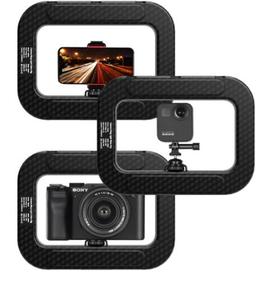 2025 nueva llegada Cámara relleno Smartphone videografía estudio portátil selfie anillo recargable Led luz Kit para videoconferencia - Product Image 1