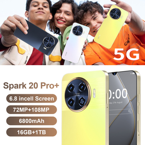 Tecno Spark 20 Pro 5G Smartphone Android 7.3 pollici HD 5G 13.0 Android sbloccato 65W rapido cellulare Deca Core 16GB + 1TB nuovo arrivo - Product Image 2