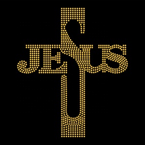Custom Bling Christian Cross Design Hot Fix Iron <strong>on</strong> Religious Crucifix <strong>Way</strong> Maker Cross Rhinestone Heat Transfers Template - Product Image 5