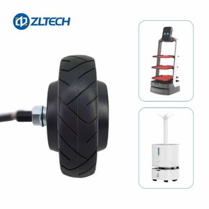 Tekerlekli Robot 5.5 inç elektrik tekerlekli 150W 60kg yük 24V 2N.m 270RPM kodlayıcı DC dişlisiz fırçasız Hub Servo Motor - Product Image 6