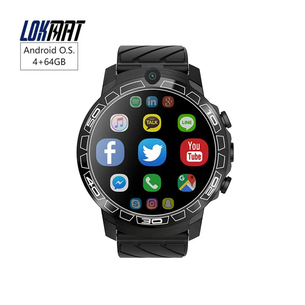 4G LTE Android Smartwatch APPLLP 3 PRO 1,6 Zoll Voll-Touchscreen 4G 64G GPS Position ierung 4G Smartwatch