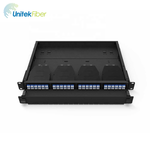 Marco de distribución de cableado de centro de datos Módulo MPO de 19 pulgadas Panel de conexión de fibra óptica preterminado - Product Image 5