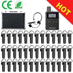 Sistema de interpretación simultánea de audio inalámbrico de transmisión de voz estable de señal fuerte de 50 canales - Product Image 3