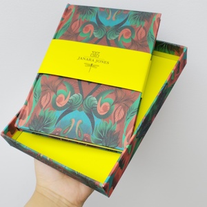 Custom A5 Journal copertina stampata progettata a mano personalizzata con disegno floreale ricamato in lino cotone filo per cucire PP - Product Image 6