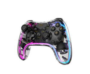 Vendita calda luce RGB senza fili Controller Gamepad Joystick Joypad per Nintendo Switch Pro per videogiochi - Product Image 3
