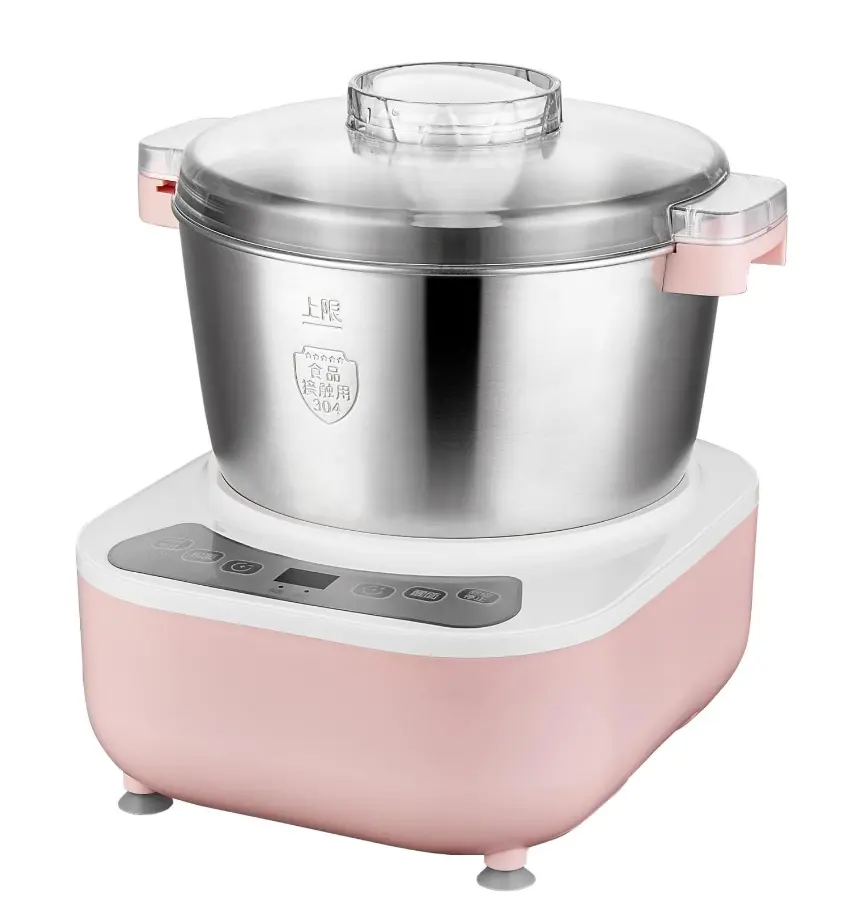 Haushalts teig hersteller Electric Smart 250W Leistungs starkes 7L-Mischen Schnelles digitales Touch-Bedienfeld Edelstahl-Schüssel-Stand mixer