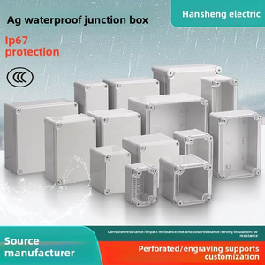 กล่องแยกสายไฟฟ้าพลาสติก ABS PC ใสสำหรับ <span class=keywords><strong>IP67</strong></span>อุปกรณ์อิเล็กทรอนิกส์และเครื่องมือ