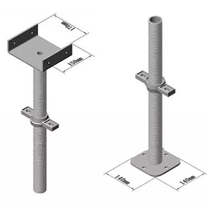 千斤顶底座脚手架可调底座千斤顶脚手架千斤顶底座 - Product Image 1