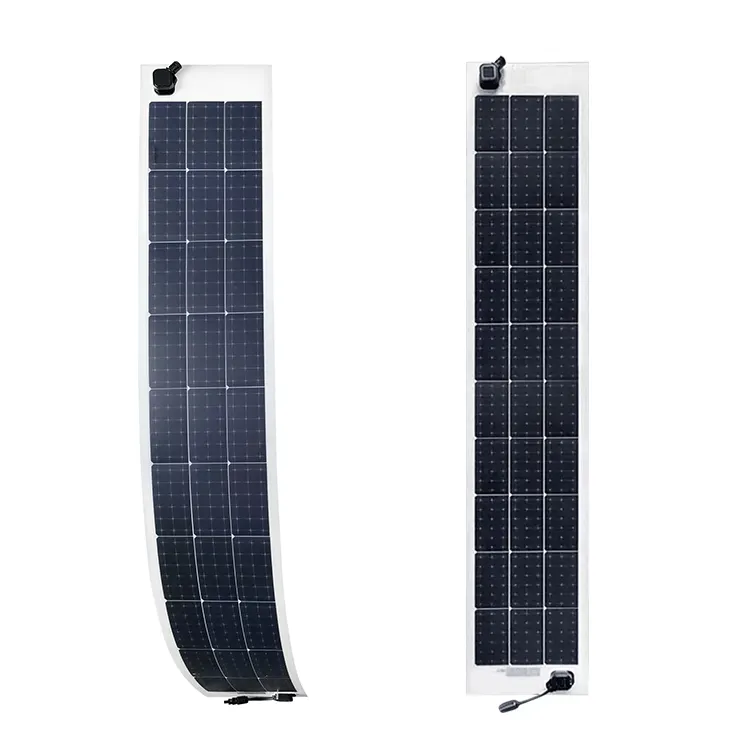 Painel solar flexível de alta eficiência, à prova d' água, mono 85w, filme fino, estreito, peso leve
