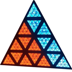 Dj Lights <strong>Led</strong> Club Triangular Prism Shape <strong>Led</strong> Triangular Background matrix Light - Product Image 6