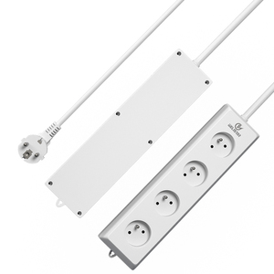 Short <strong>Socket</strong> 4 Outlets Home Office Bedroom <strong>Multiple</strong> <strong>Socket</strong> <strong>Extension</strong> <strong>Socket</strong> French Standard - Product Image 2