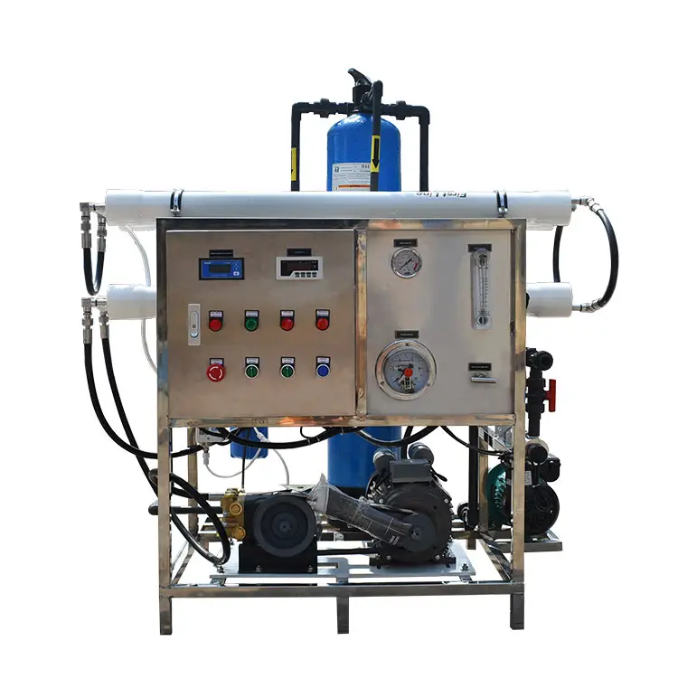 Sea Water Treatment Desalination Boat Desalting Ro Filter Purifier Purification Salt Filtration System Guangzhou Machine Plant