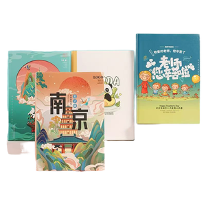 Cream-<strong>coloured</strong> 160 <strong>Pages</strong> B5 Custom PU Leather Hard Cover Promotional <strong>Notebook</strong> <strong>with</strong> a Ribbon Personalised Note Pad for School - Product Image 1