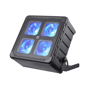Mini 4x18W RGBWAP 6 in 1 LED sahne işık su geçirmez kablosuz DMX pil Uplight - Product Image 2