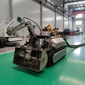 सीवरेज ट्रीटमेंट प्लांट की कीचड़ साफ करने के लिए थोक पेशेवर क्रॉलर रिमोट नियंत्रित छोटे रोबोट - Product Image 2