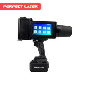 Perfekte laser kleine tragbare Hand zeichen Encoder/Sensor Kontinuierlicher Tinten strahl drucker Druckmaschine für Kabel/Drähte - Product Image 1