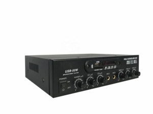 USB-50ミキサーアンプパブリックアドレスシステム50ワットPower AmplifierとUSB/卸売/FM/SD - Product Image 2