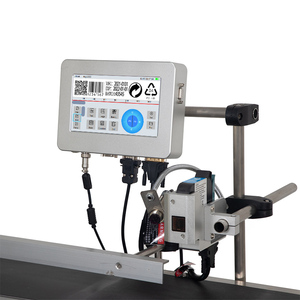 Codificatrice automatica ad alta velocità industriale della stampante del getto di inchiostro della data in lotti per il cartone del sacchetto della bottiglia - Product Image 1