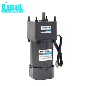 BringSmart 5M120GN-C <strong>Ac</strong> Generator <strong>Motor</strong> 220v High Torque Low <strong>Rpm</strong> 200 <strong>Rpm</strong> <strong>Ac</strong> Gear <strong>Motor</strong> 120W <strong>Single</strong> <strong>Phase</strong> <strong>Motor</strong> Speed Controller - Product Image 2