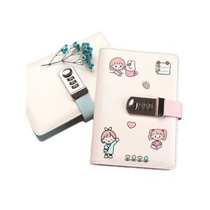 高颜值多功能方形日记本女生小学生散叶笔记手帐组合 - Product Image 1