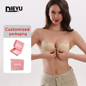 Görünmez Push up askısız yapışkan sutyen-silikon seksi bayan iç çamaşırı - Product Image 1