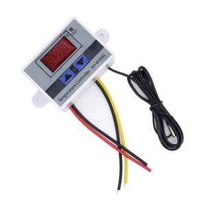 Controlador de temperatura de 12V 24V 220V de fábrica W3001 para incubadora, interruptor de calefacción de refrigeración, termostato, Sensor NTC