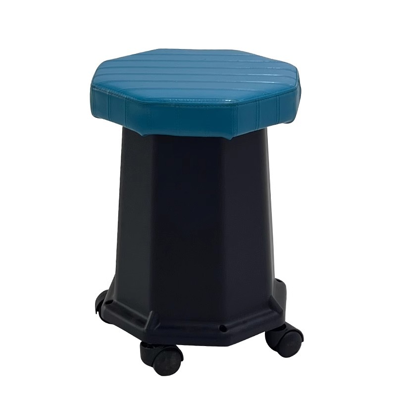 Blue foreskin stool surface (with wheels)