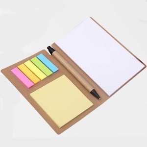 Promotional Custom Printed Brand Name <strong>Combined</strong> <strong>Memo</strong> <strong>Pads</strong> Neon Flag Strip <strong>Notepad</strong> With Pen - Product Image 4