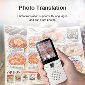 Nuovo interprete 137 globale multi lingue istante reciproca voce AI traduzione cinese traduttore wifi on-line trascrivere T10 - Product Image 5