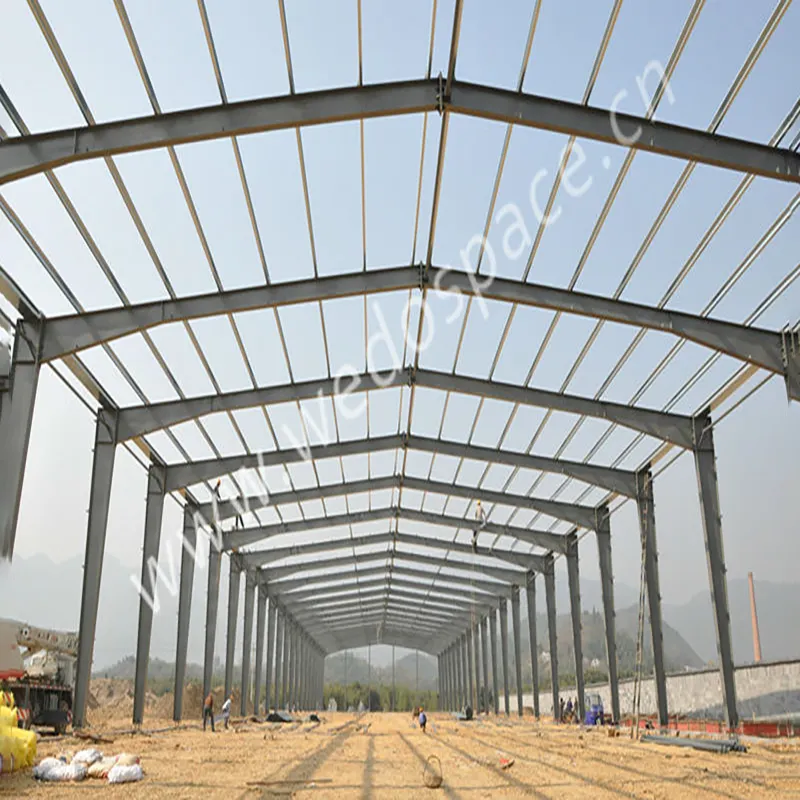 Cadre de Structure en acier préfabriqué Super bon marché (Q345B ou Q235B) entrepôt/atelier/usine exporté