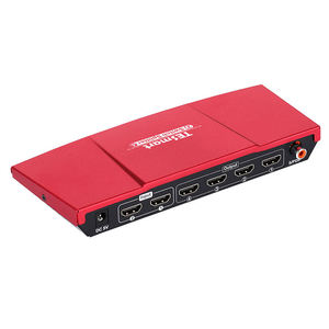 TESmart 2 Entrada 4 Salida HDMI Switch Splitter 2X4 HDMI Matrix Soporte 4K 30HZ Soporte EDID CEC Video Switcher