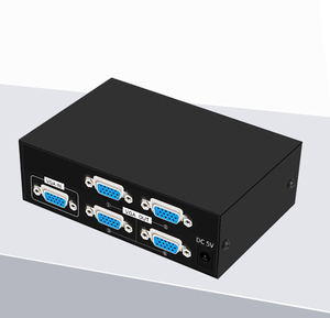 Divisor de Audio y vídeo 1 en 2, 1x2, 2 puertos/1 en 4 puertos, VGA, SVGA, XGA, LCD, 1 unidad a 2 / 4 monitores - Product Image 5