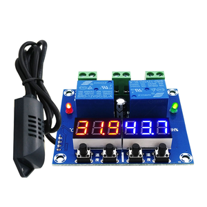 XH-M452 Hochpräzises DC 12V 10A Digital-LED-Doppel ausgangs temperatur-und Feuchtigkeit regler modul mit SHT20-Sensor - Product Image 1