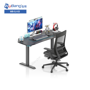 Wubang Fácil instalación Escritorio de oficina en casa Ergonómico Eléctrico Altura ajustable Mesa de computadora Ascensor Escritorio de pie - Product Image 5